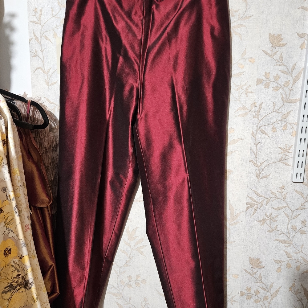 Women's  outfit: Ann Taylor Wine Colored Pants